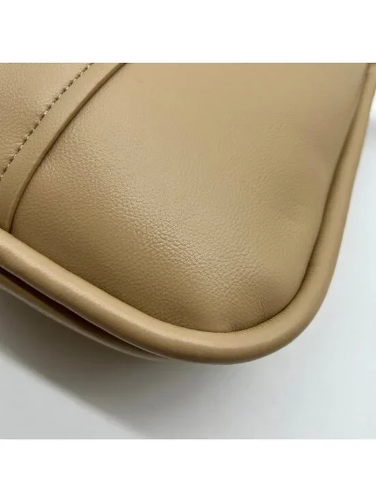 Miztique Beige Leather Crossbody Bag - Picture 8 of 10